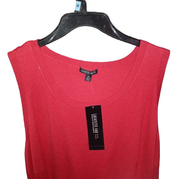 Lafayette 148 Cashmere Cotton Blend Sweater Shell size 2X - Picture 2 of 16